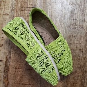 Tom's Moroccan Crotchet Classics Lime 7.5